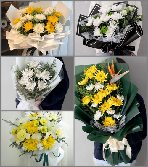 广东潮州市潮安区金石镇黄厝巷村白事花束代送